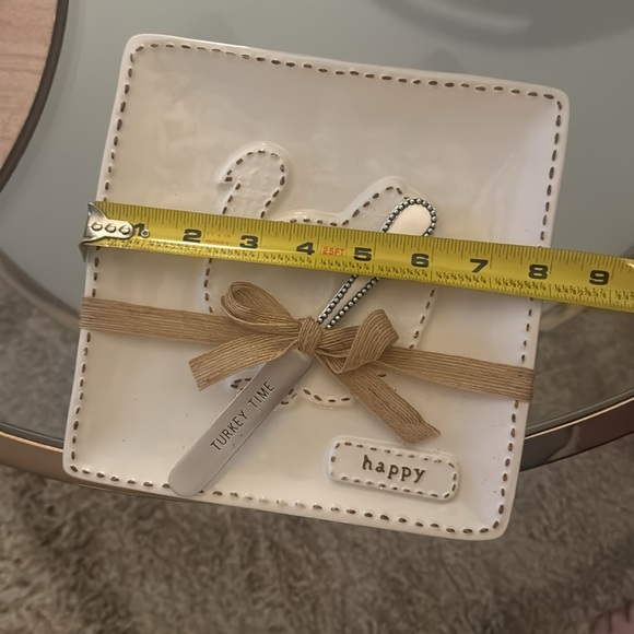 Mud Pie Happy Turkey Time Platter Set - Picture 5 of 5